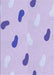 Patterned Purple Mimosa Purple Rug, pat2268blu