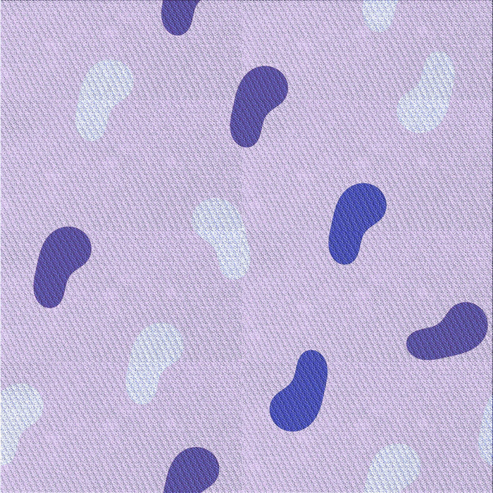 Round Machine Washable Transitional Purple Mimosa Purple Rug, wshpat2268blu