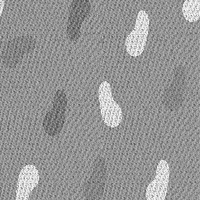 Machine Washable Transitional Gray Rug, wshpat2268gry