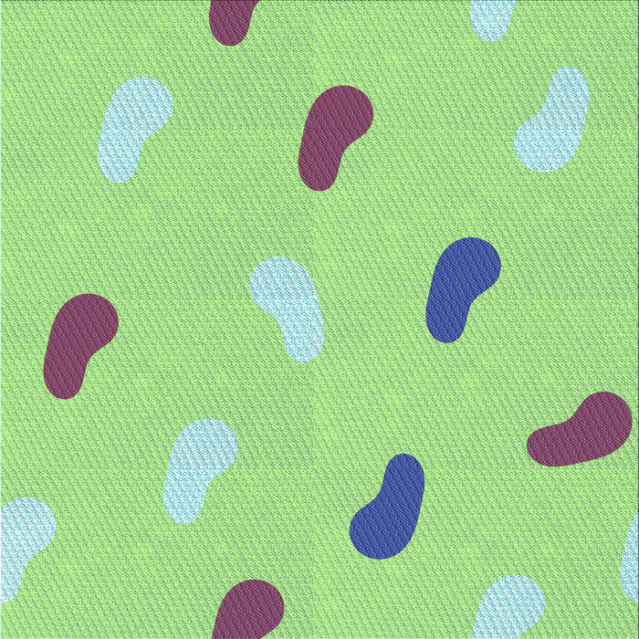 Round Machine Washable Transitional Green Yellow Green Rug, wshpat2268lblu