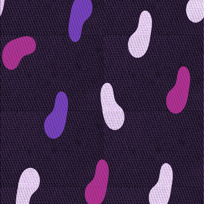 Machine Washable Transitional Purple Rug, wshpat2269pur