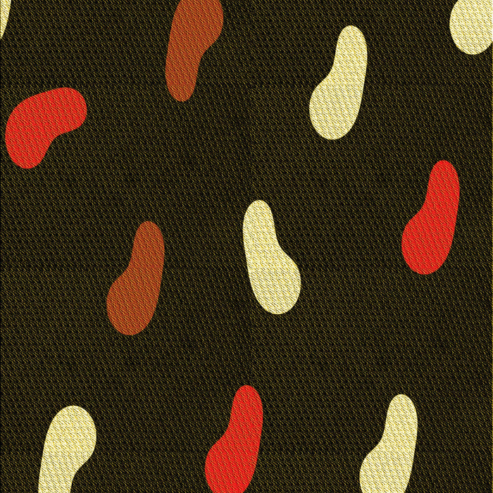 Machine Washable Transitional Black Brown Rug, wshpat2269yw