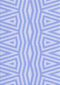 Machine Washable Transitional Sky Blue Rug, wshpat227blu