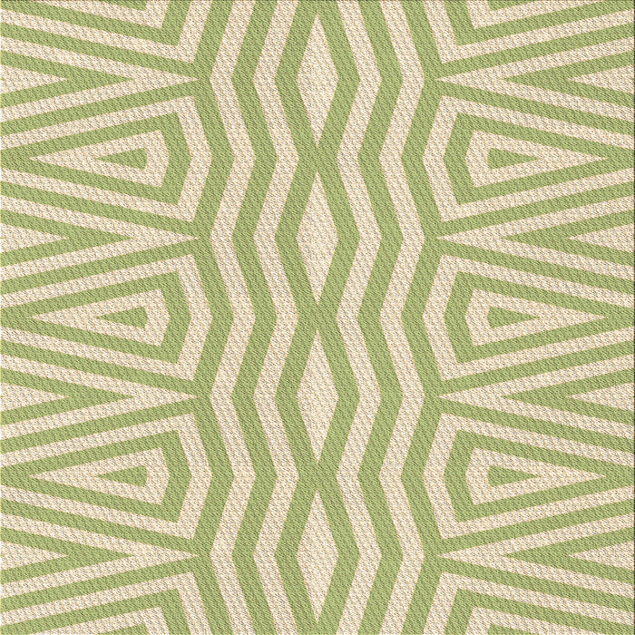 Round Machine Washable Transitional Brass Green Rug, wshpat227brn