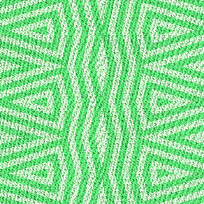 Patterned Green Rug, pat227grn