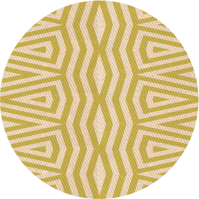 Square Machine Washable Transitional Yellow Rug in a Living Room, wshpat227org