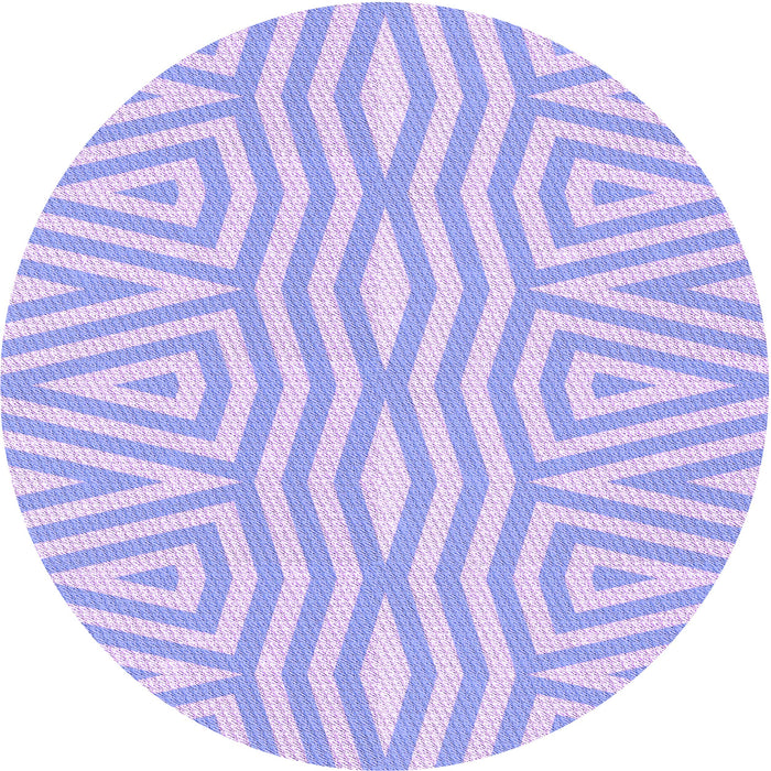 Square Patterned Purple Mimosa Purple Rug, pat227pur