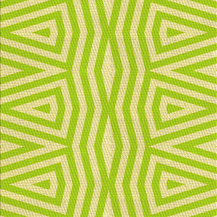 Patterned Green Rug, pat227yw