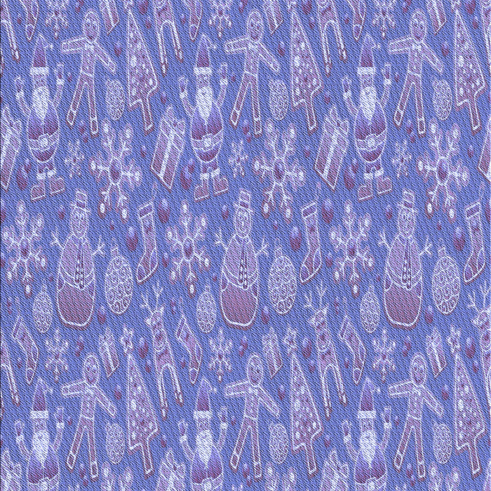 Patterned Purple Mimosa Purple Rug, pat2270blu