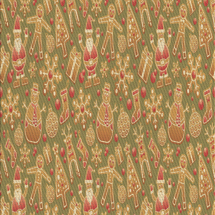 Patterned Dark Bisque Brown Rug, pat2270brn