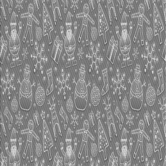 Machine Washable Transitional Gray Rug, wshpat2270gry