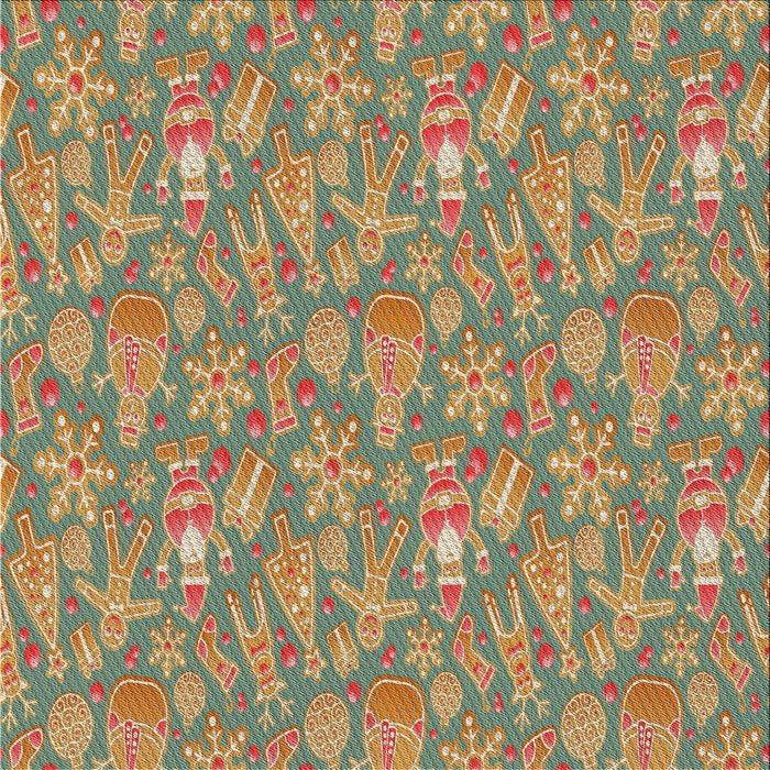 Square Patterned Sienna Brown Novelty Rug, pat2270