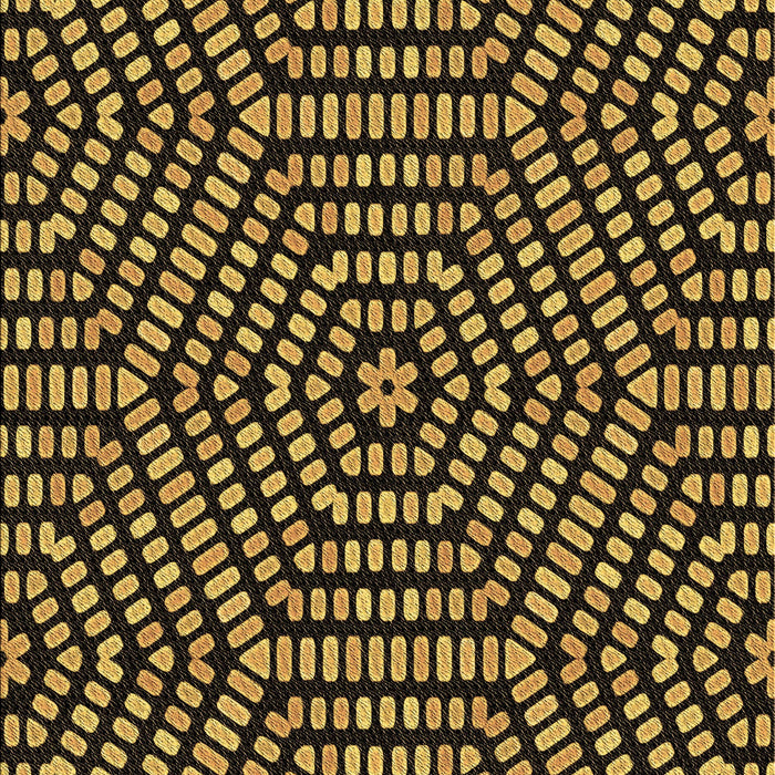 Patterned Midnight Gray Rug, pat2271brn