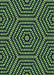 Patterned Green Rug, pat2271lblu