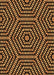 Patterned Orange Rug, pat2271org