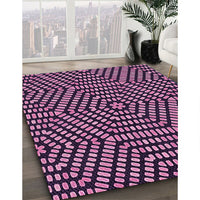 Patterned Orchid Purple Rug, pat2271pur