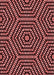 Patterned Red Rug, pat2271rd