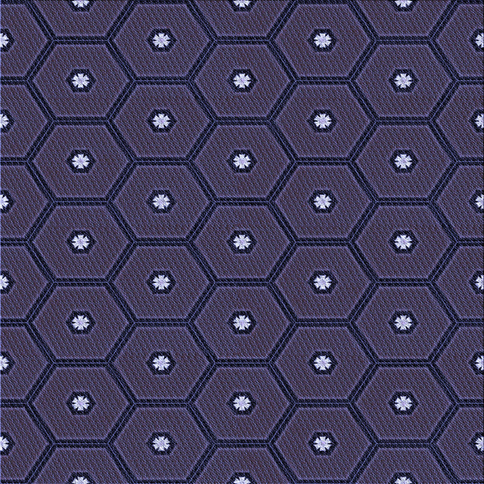 Round Patterned Deep Periwinkle Purple Rug, pat2272blu