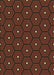 Patterned Mahogany Brown Rug, pat2272brn