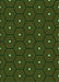 Patterned Dark Forest Green Rug, pat2272grn