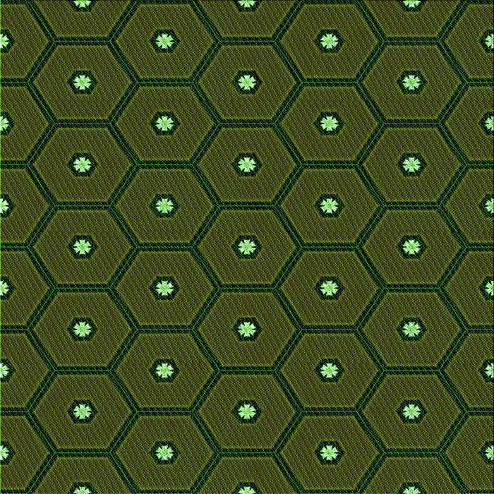 Round Machine Washable Transitional Dark Forest Green Rug, wshpat2272grn