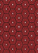 Machine Washable Transitional Tomato Red Rug, wshpat2272rd