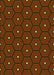 Machine Washable Transitional Mahogany Brown Rug, wshpat2272yw