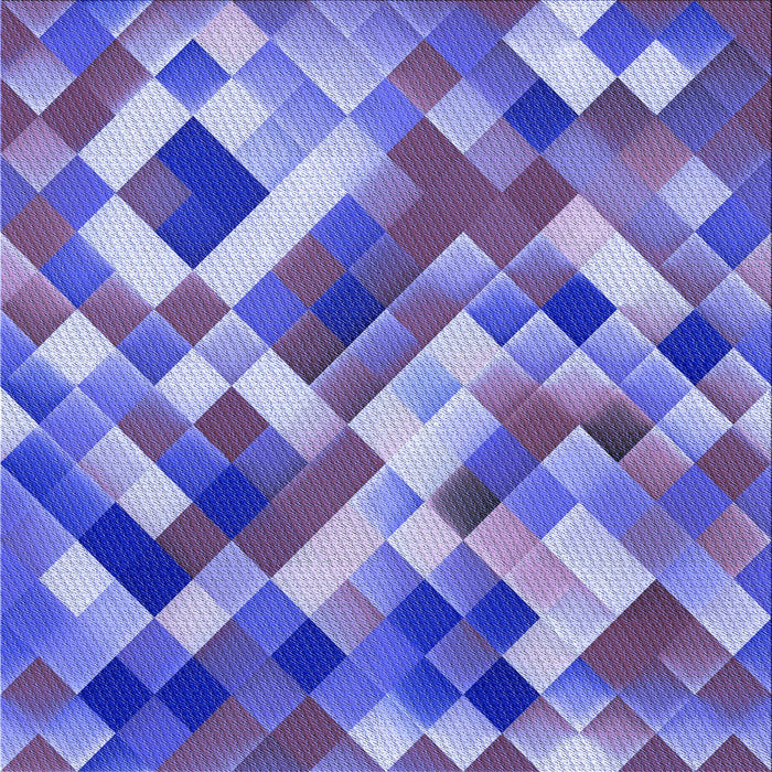 Round Patterned Amethyst Purple Rug, pat2273blu
