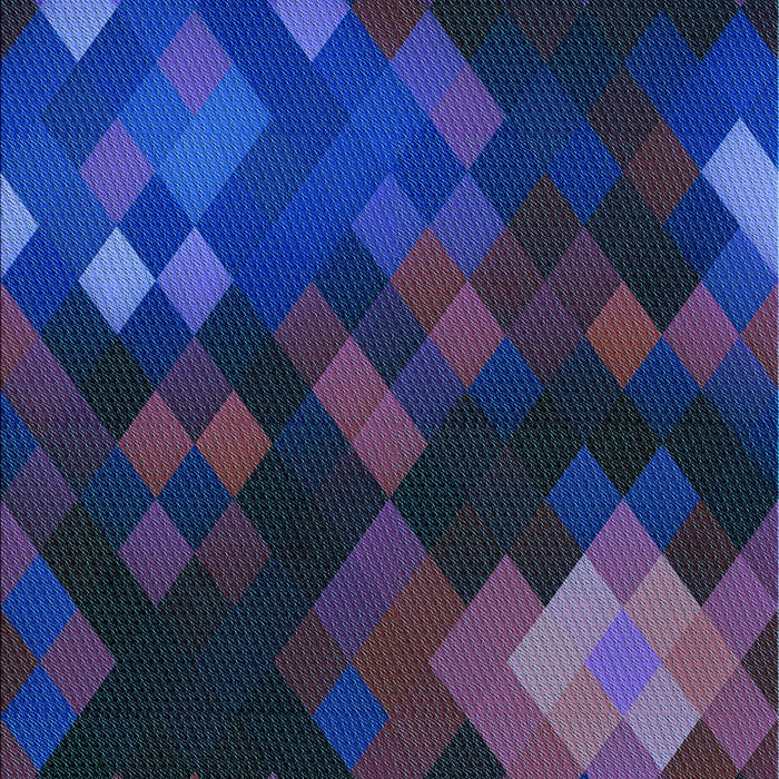 Patterned Sapphire Blue Rug, pat2274lblu