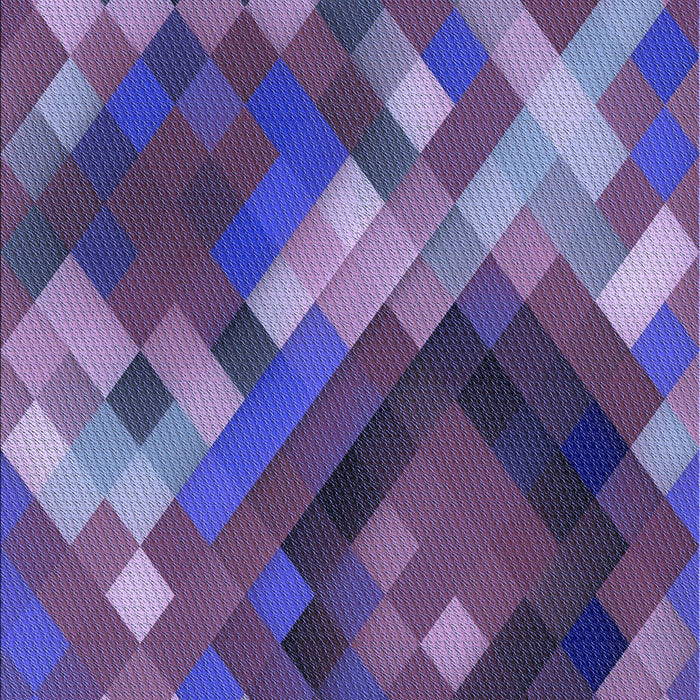 Machine Washable Transitional Purple Rug, wshpat2275blu