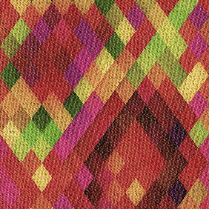 Machine Washable Transitional Red Rug, wshpat2275brn