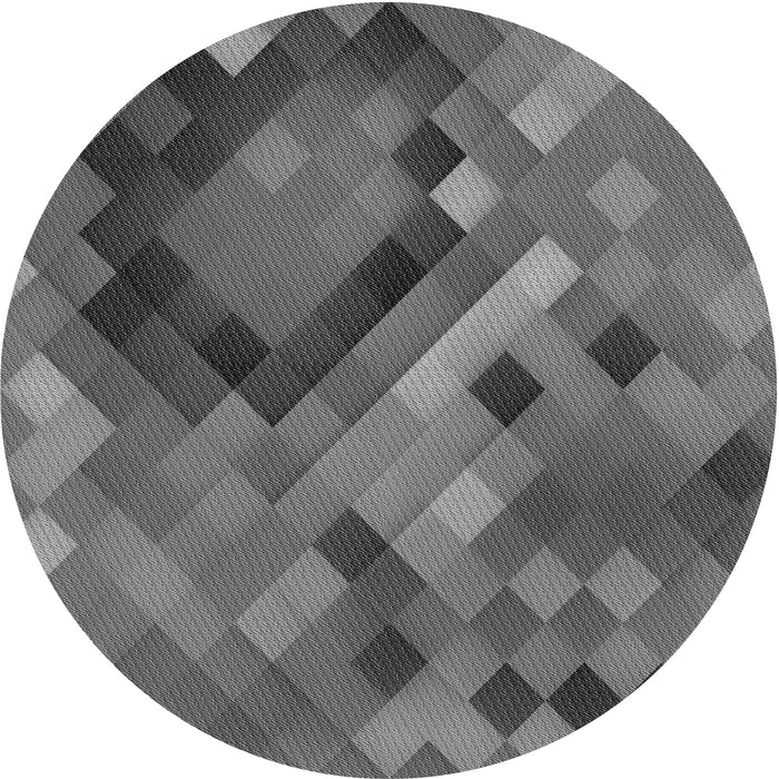 Square Machine Washable Transitional Gunmetal Gray Rug in a Living Room, wshpat2275gry