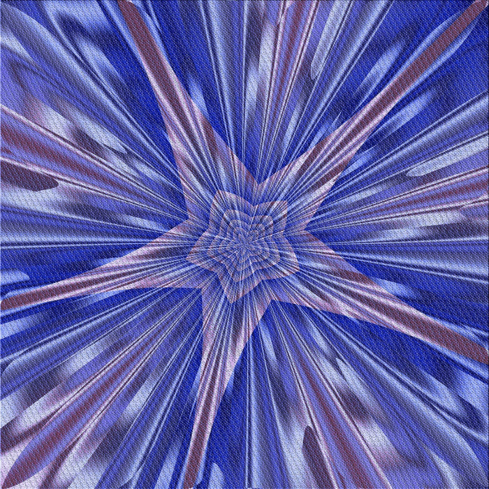 Round Patterned Light Slate Blue Rug, pat2276blu