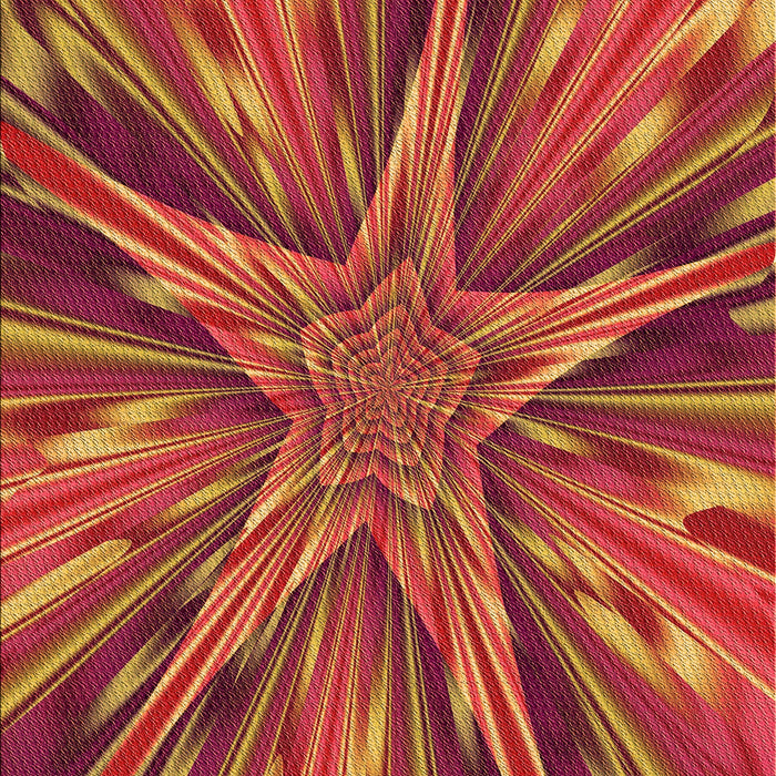 Patterned Orange Rug, pat2276org