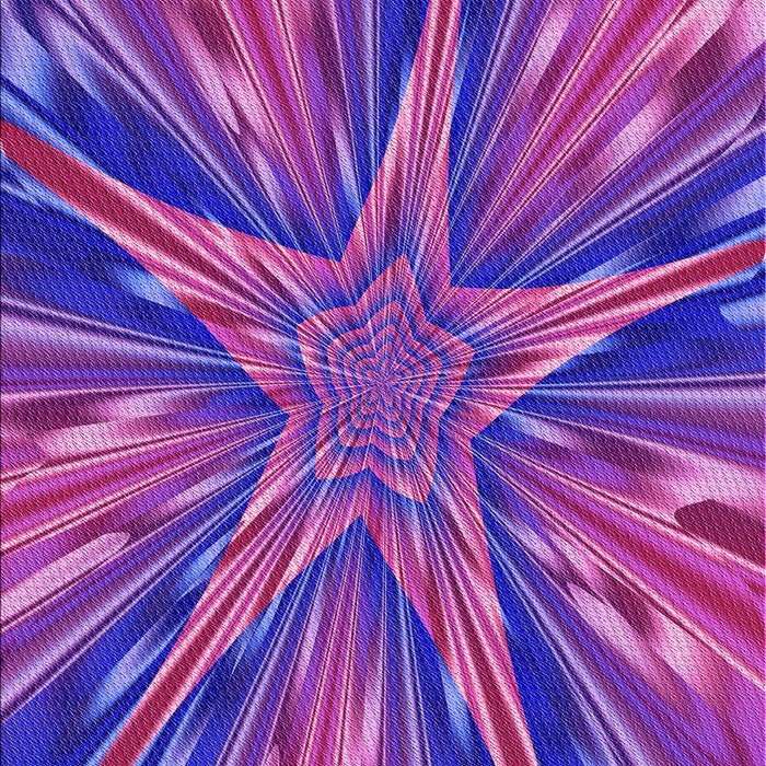 Machine Washable Transitional Purple Daffodil Purple Rug, wshpat2276pur