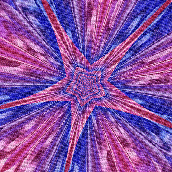 Round Patterned Purple Daffodil Purple Rug, pat2276pur