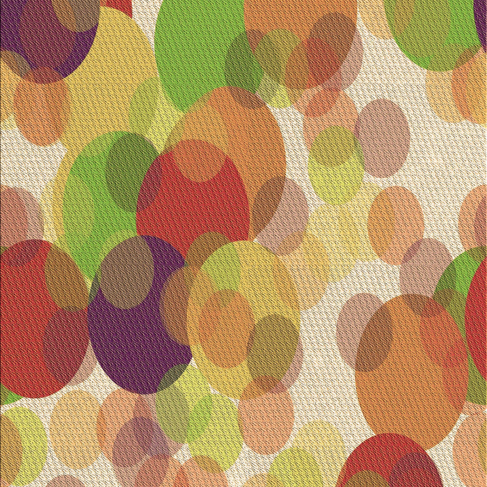 Patterned Red Rug, pat2277brn