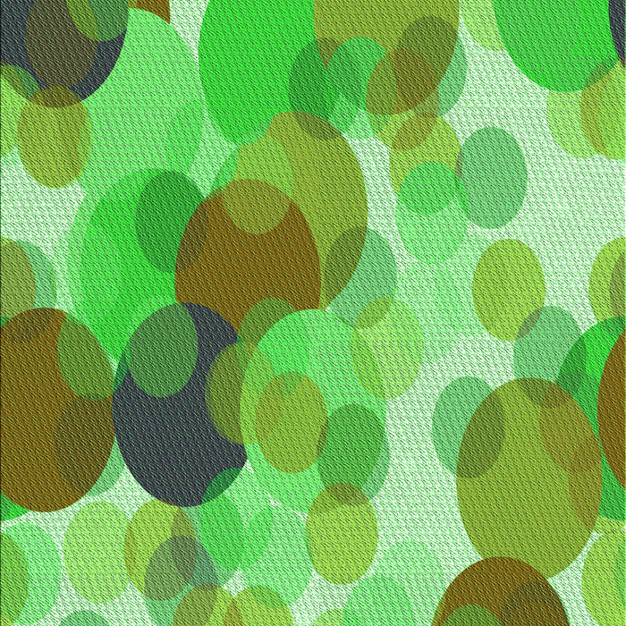 Patterned Emerald Green Rug, pat2277grn