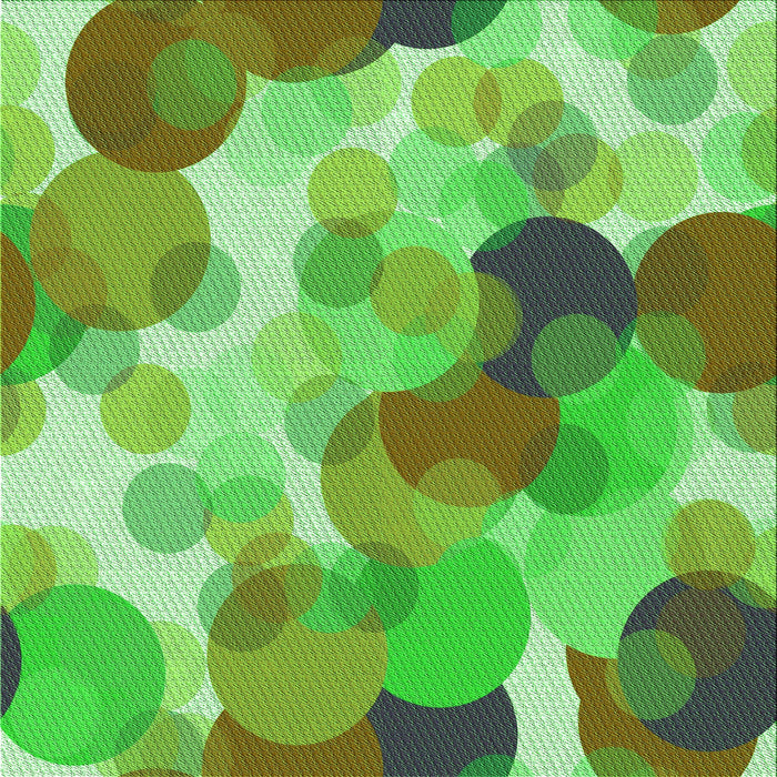 Round Patterned Emerald Green Rug, pat2277grn