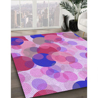 Patterned Violet Purple Rug, pat2277pur