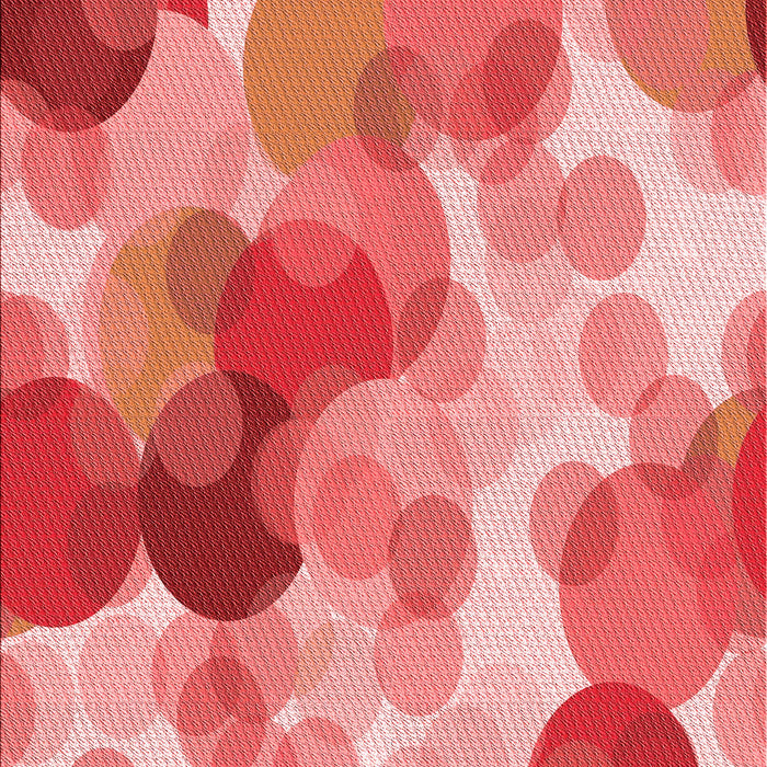 Patterned Red Rug, pat2277rd