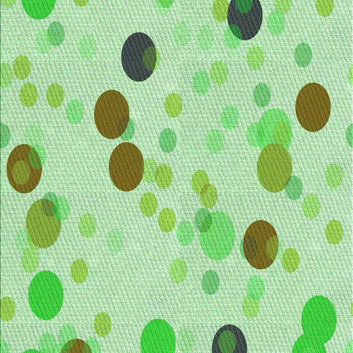 Machine Washable Transitional Green Rug, wshpat2278grn