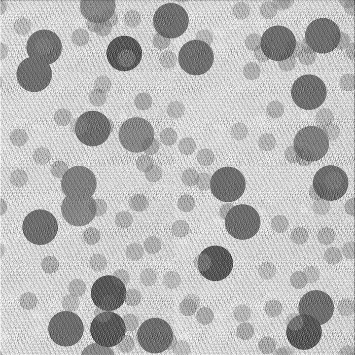 Round Patterned Platinum Gray Rug, pat2278gry