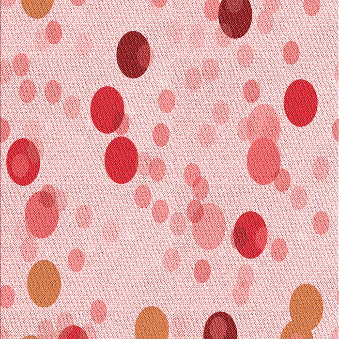 Patterned Light Red Pink Rug, pat2278rd