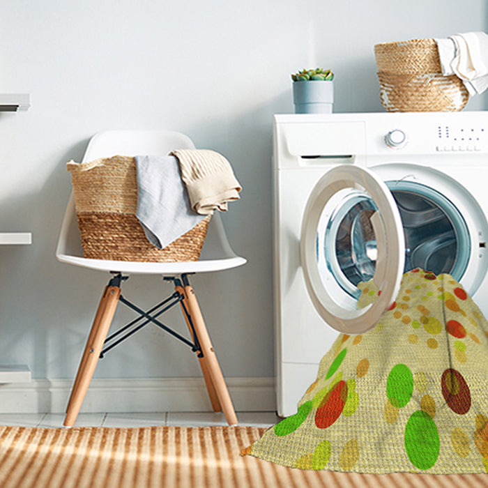 Machine Washable Transitional Tea Green Rug in a Washing Machine, wshpat2278yw
