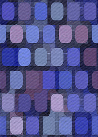 Machine Washable Transitional Denim Dark Blue Rug, wshpat2279blu