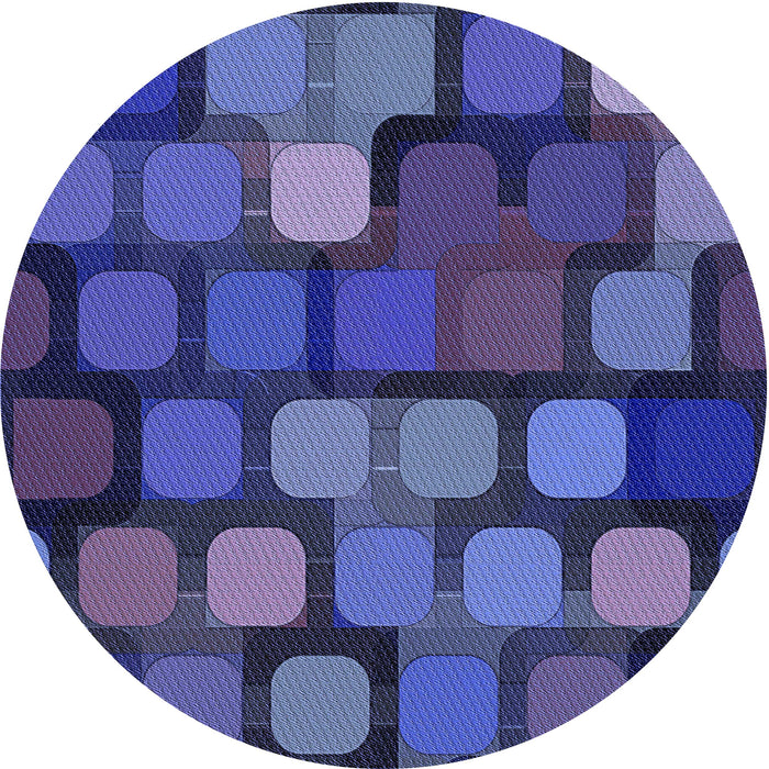 Square Machine Washable Transitional Denim Dark Blue Rug in a Living Room, wshpat2279blu