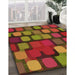 Machine Washable Transitional Red Rug in a Family Room, wshpat2279org