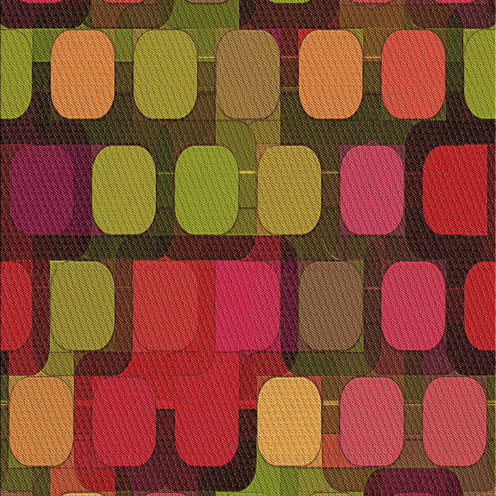 Patterned Red Rug, pat2279org