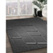 Machine Washable Transitional Charcoal Black Rug in a Family Room, wshpat228gry